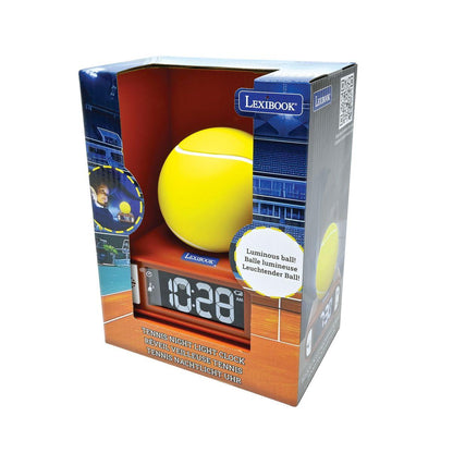 LEXIBOOK Tennis Night light Alarm Clock - Tennis Inspired Sounds