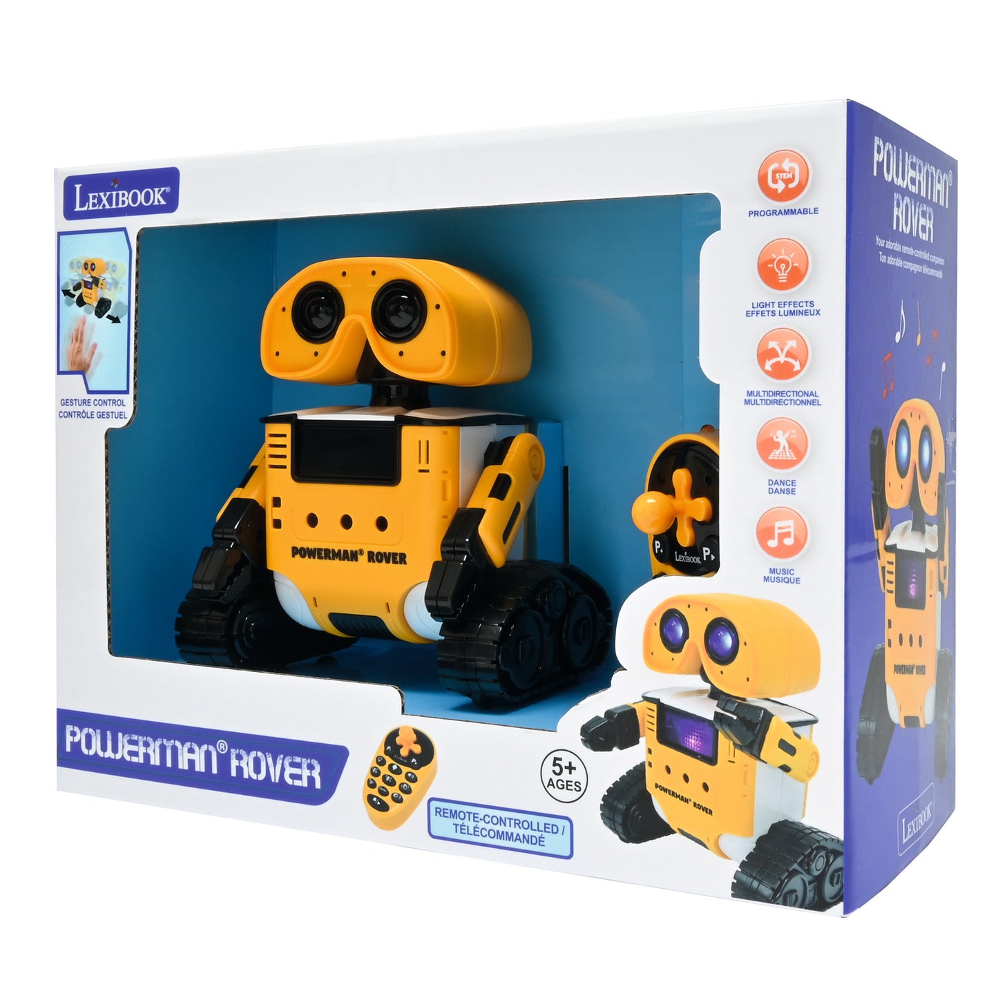 LEXIBOOK My Multifunction Robot with Voice Changer, Gesture Control, Lights and Songs