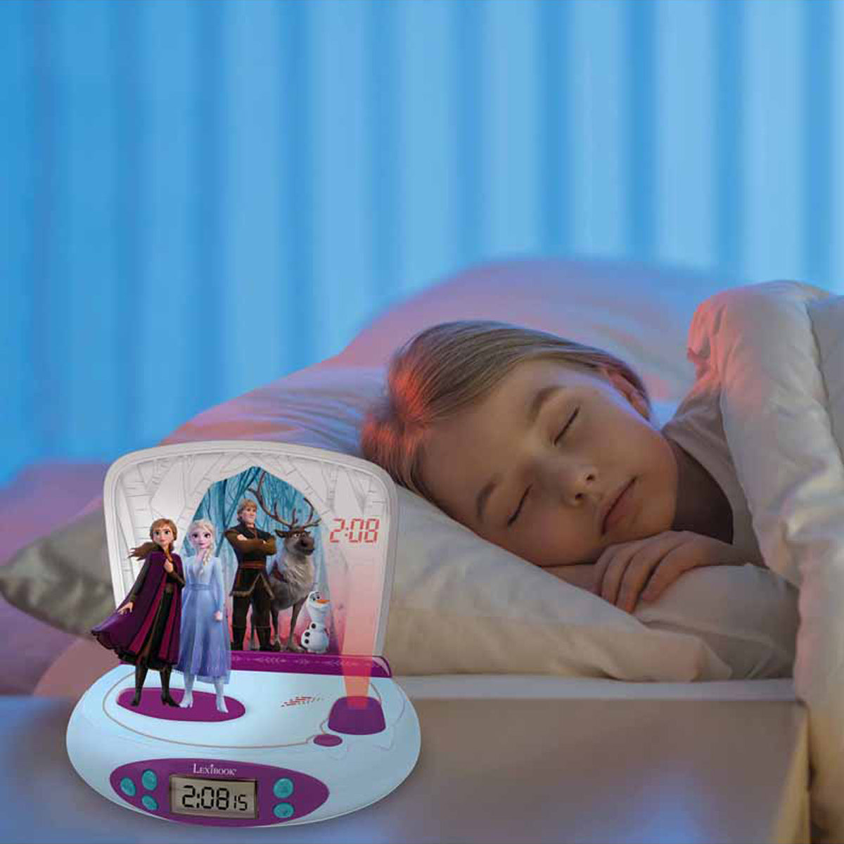Disney Frozen II Projector clock with sounds