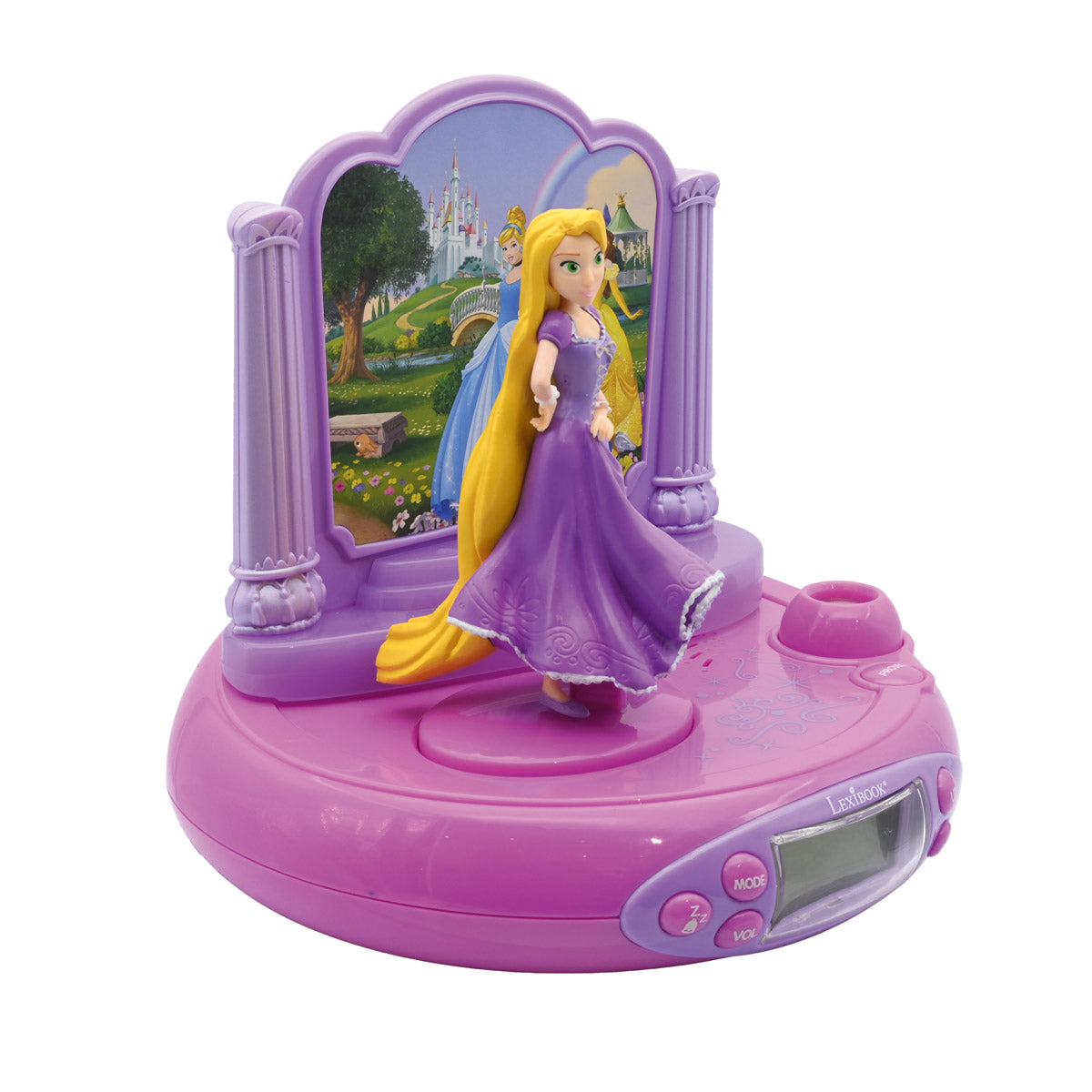 Disney Princess Rapunzel Projector Clock with magical sounds