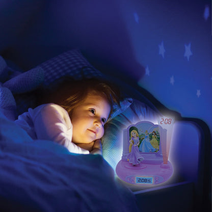 Disney Princess Rapunzel Projector Clock with magical sounds