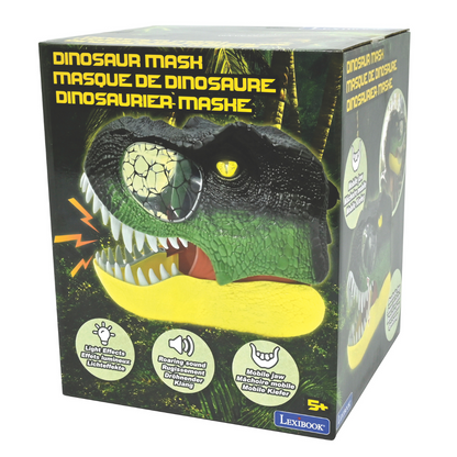 LEXIBOOK Realistic Dinosaur mask with sound and light effects