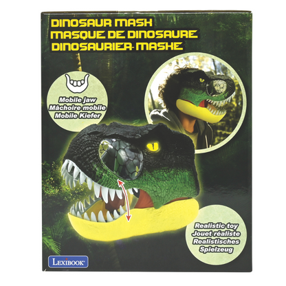 LEXIBOOK Realistic Dinosaur mask with sound and light effects