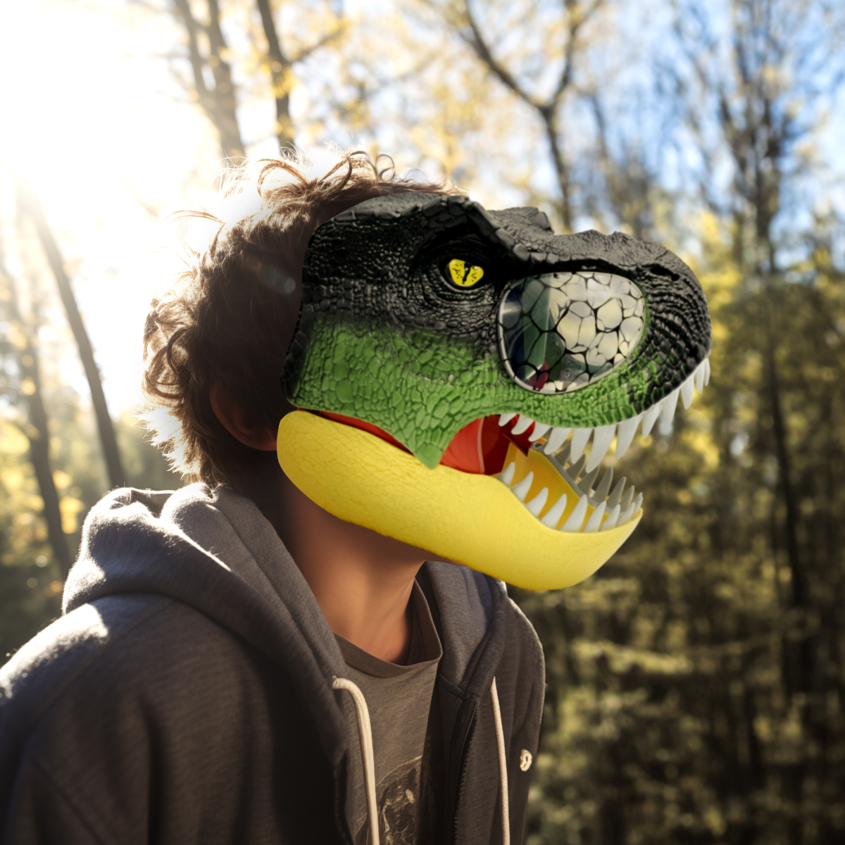 LEXIBOOK Realistic Dinosaur mask with sound and light effects