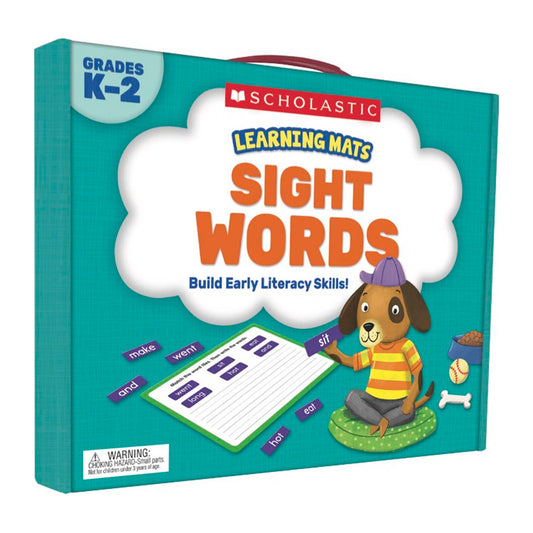 Scholastic Sight Words Learning Mats - Colorful Educational Toy for Grades K-2