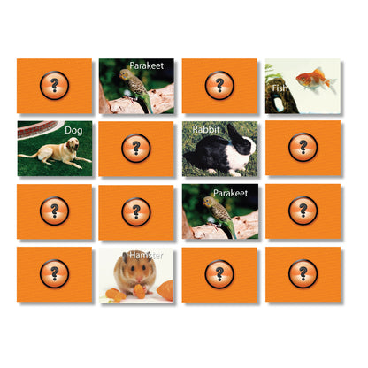 Stages Learning Pets Memory Matching Game - Photographic Cards - Pack of 3