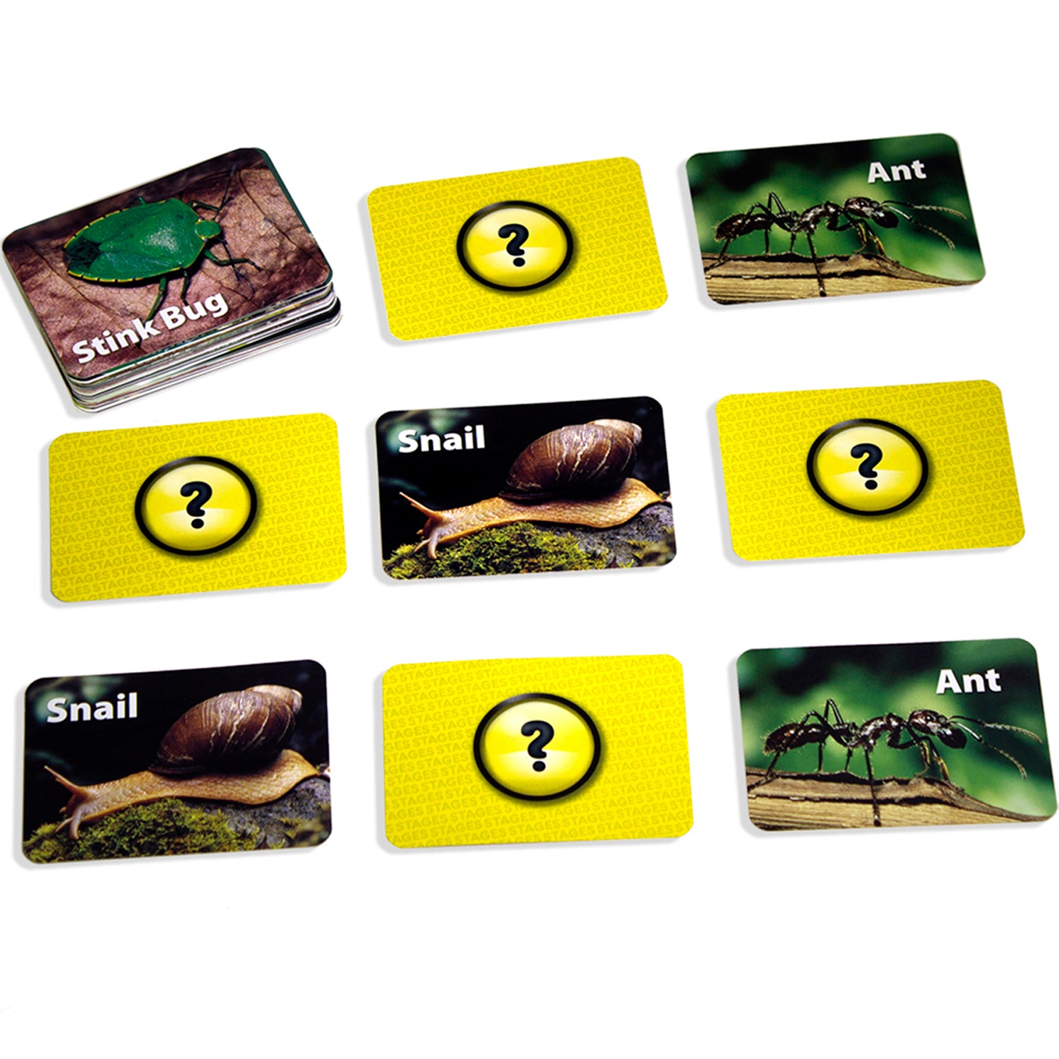 Stages Learning Materials - Memory Matching Game - Insects & Bugs - 3 Pack