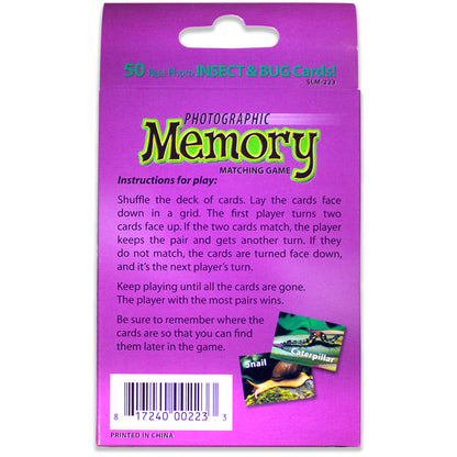 Stages Learning Materials - Memory Matching Game - Insects & Bugs - 3 Pack