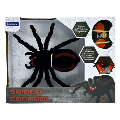 Lexibook Realistic Tarantula - Remote Controlled Spider with Light Effects - Black
