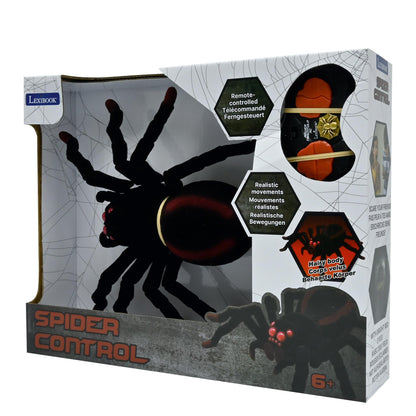 Lexibook Realistic Tarantula - Remote Controlled Spider with Light Effects - Black