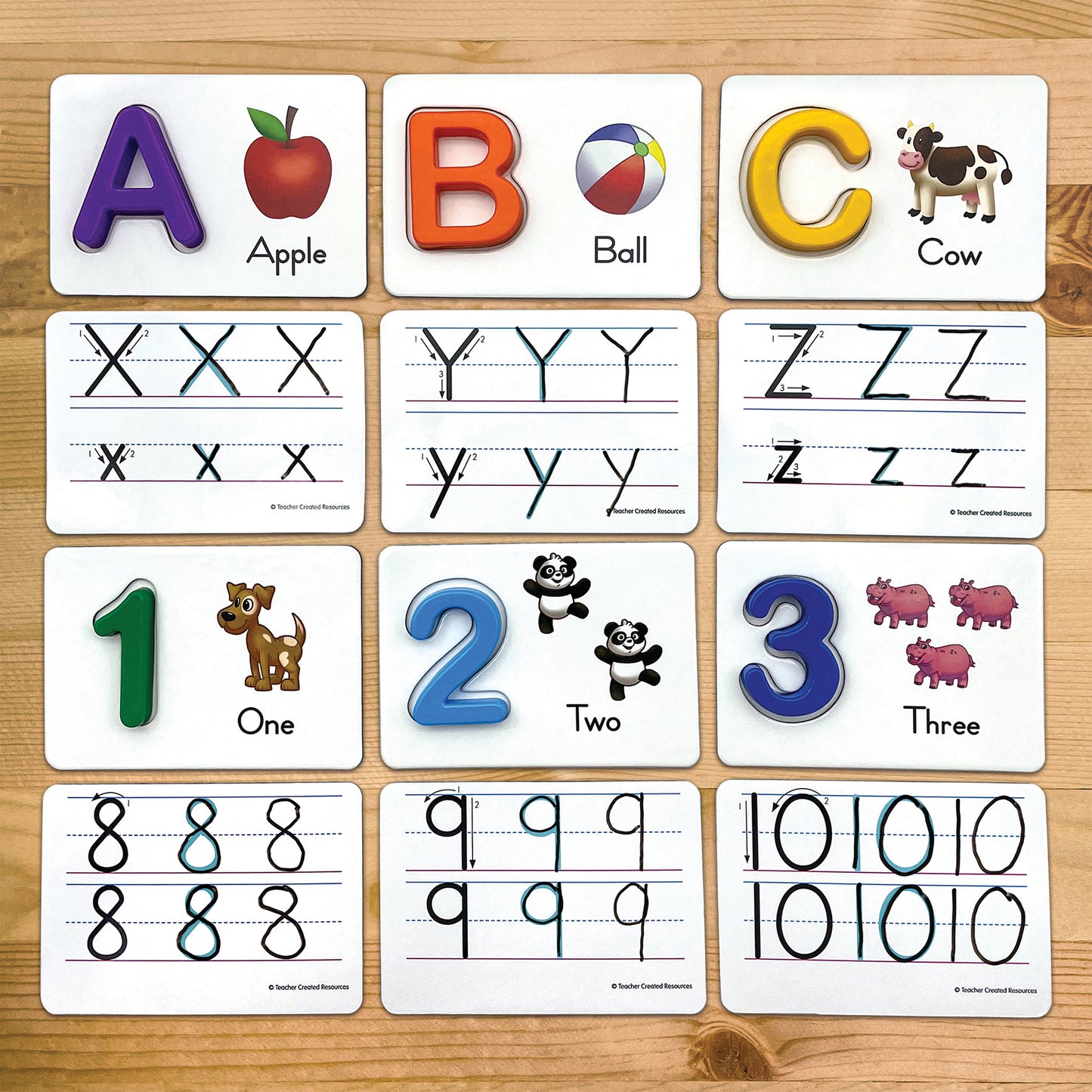 Teacher Created Resources® Alphabet & Numbers Learning Cards