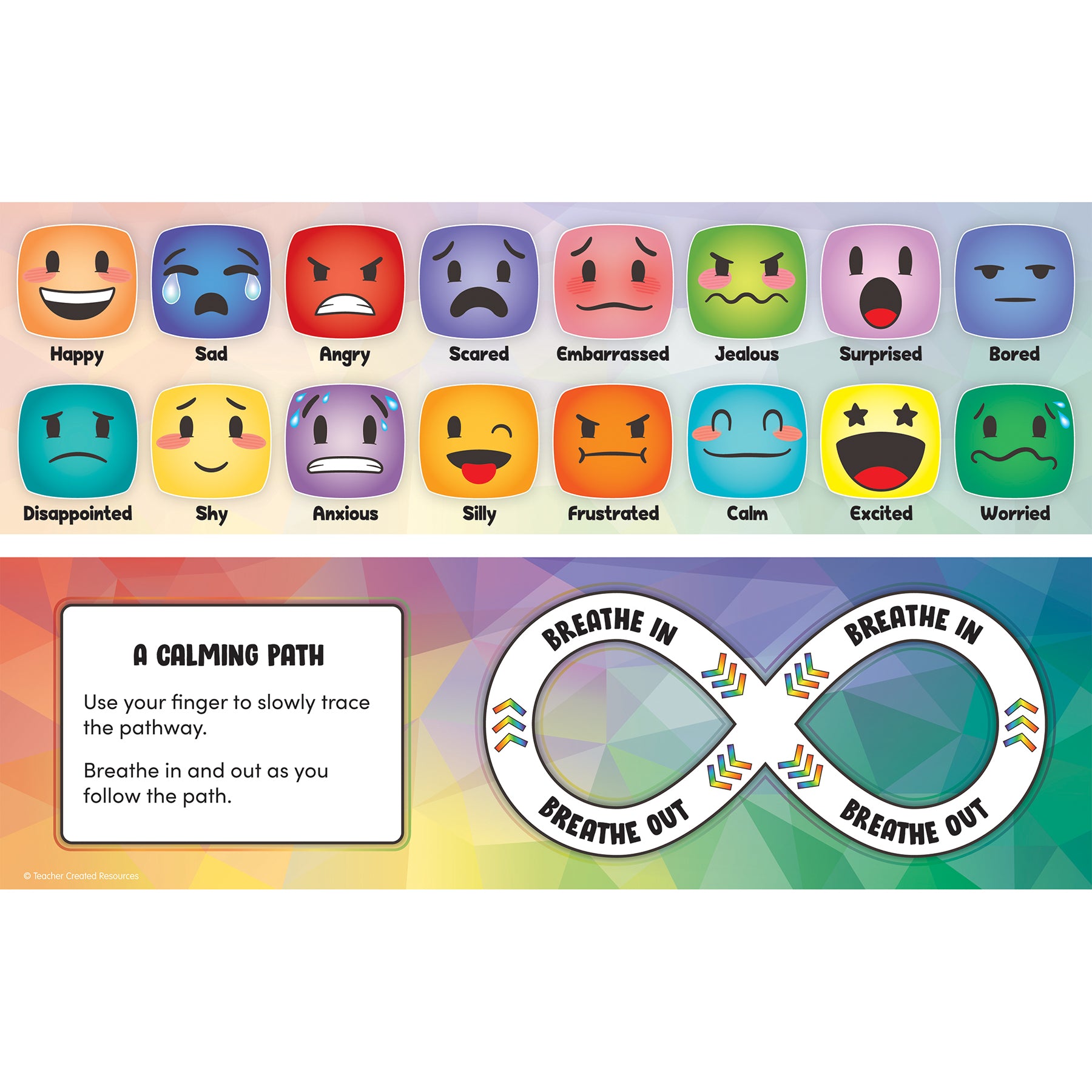 Teacher Created Resources Social-Emotional Learning Mood Meters - Set of 72