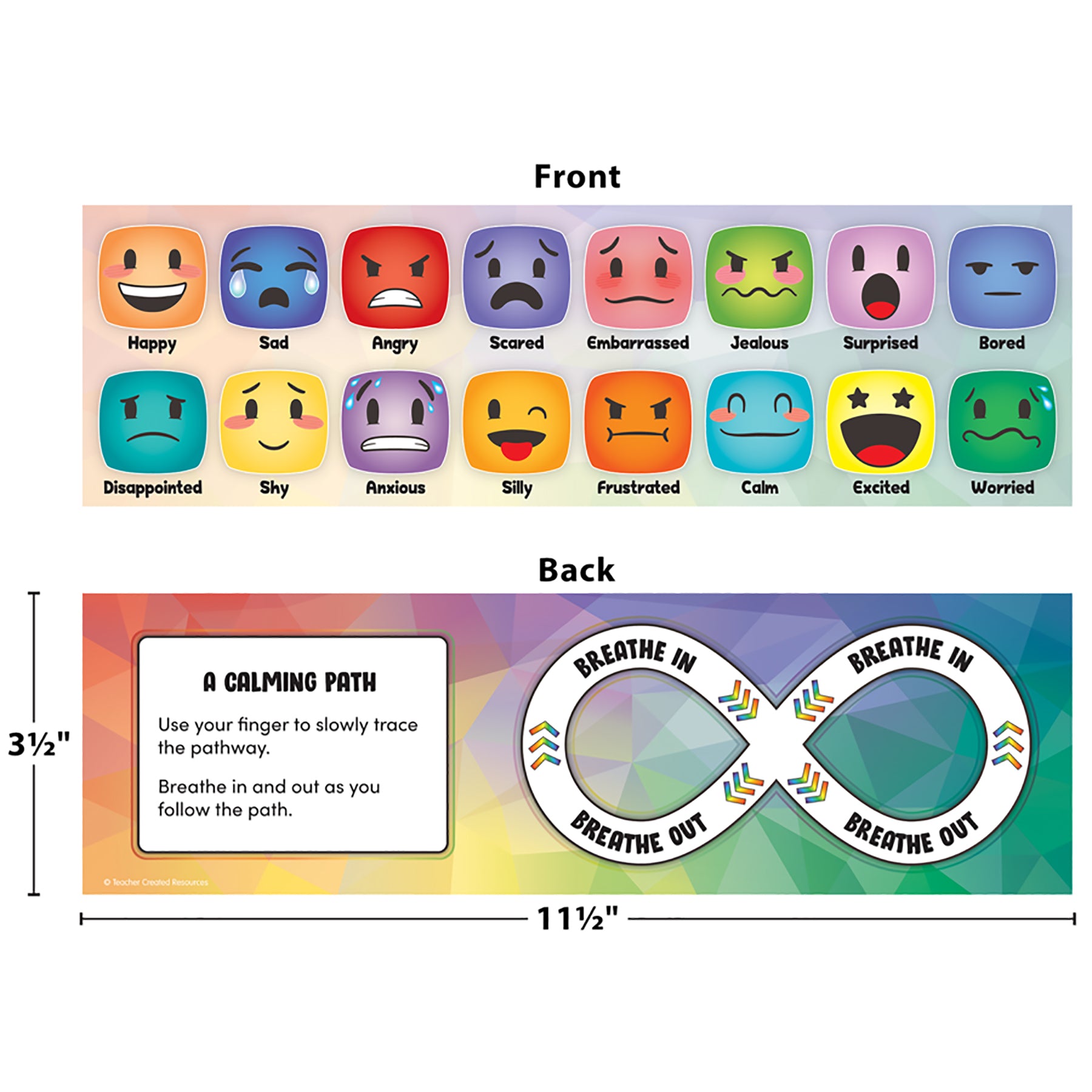Teacher Created Resources Social-Emotional Learning Mood Meters - Set of 72