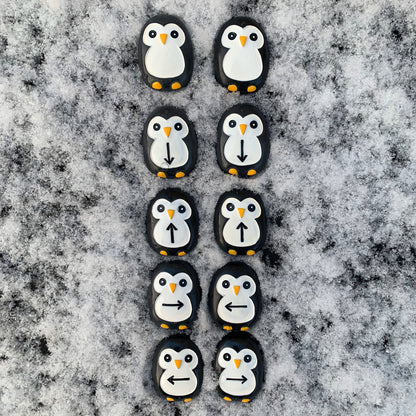Yellow Door Pre-Coding Penguin Stones - Tactile Learning Set of 18