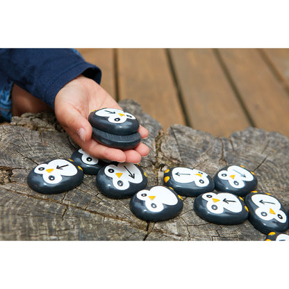 Yellow Door Pre-Coding Penguin Stones - Tactile Learning Set of 18