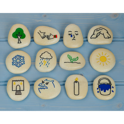 Yellow Door Self-Regulation Stones - Emotional Learning Set - Multi-Color