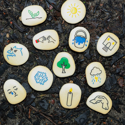 Yellow Door Self-Regulation Stones - Emotional Learning Set - Multi-Color