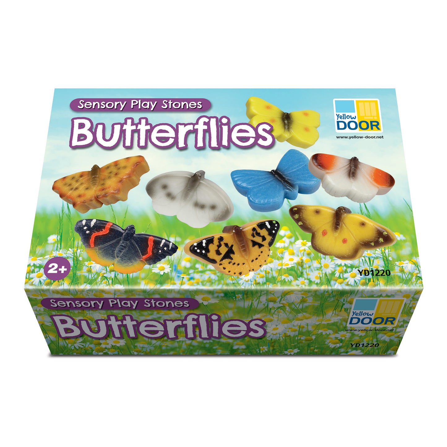 Yellow Door Sensory Play Stones - Butterflies - Set of 8
