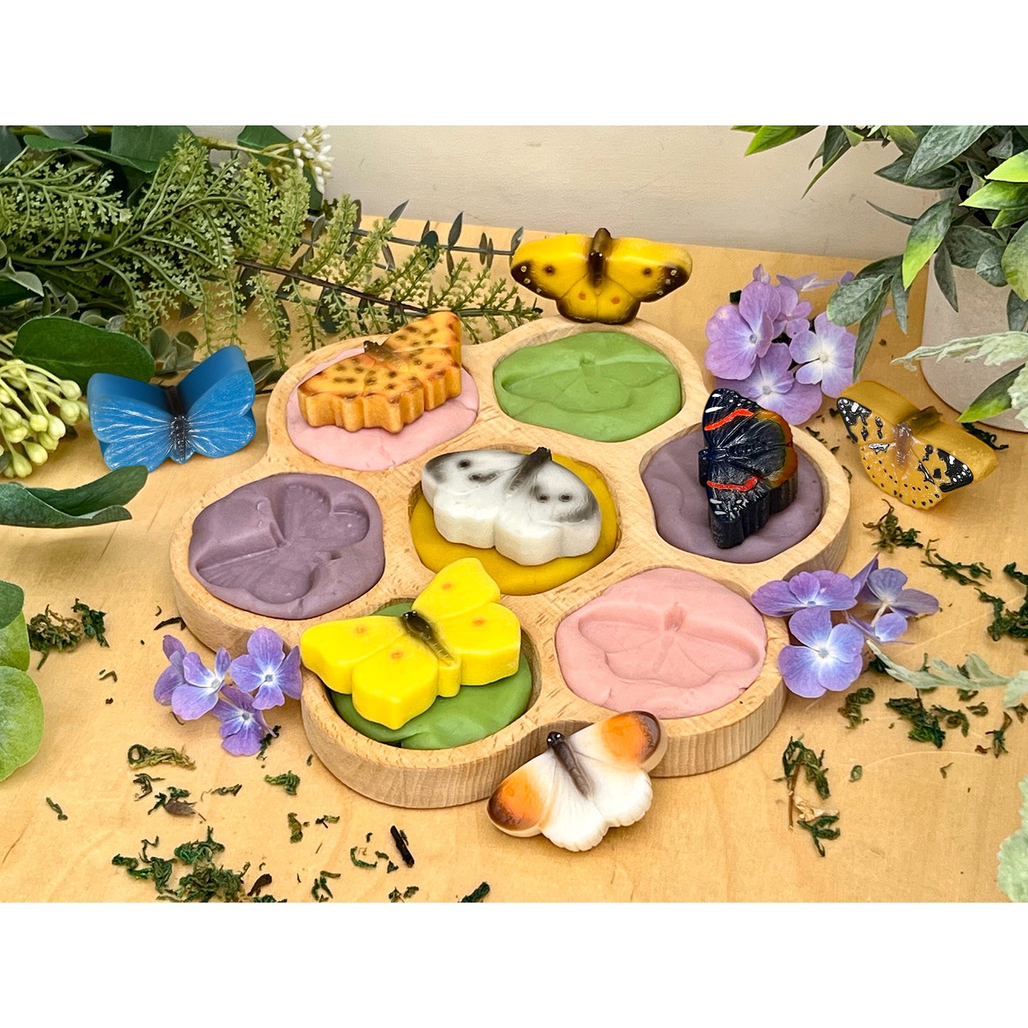 Yellow Door Sensory Play Stones - Butterflies - Set of 8