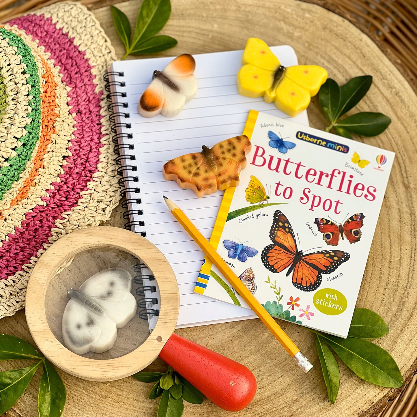 Yellow Door Sensory Play Stones - Butterflies - Set of 8