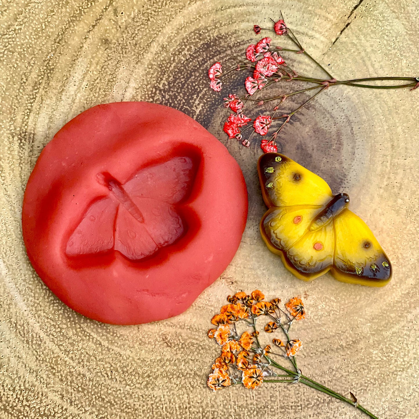 Yellow Door Sensory Play Stones - Butterflies - Set of 8