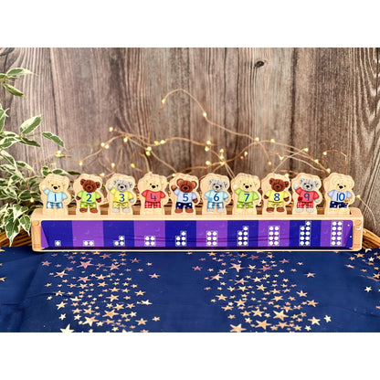 Yellow Door Ten in the Bed Number Line Activity Set - Multicolor