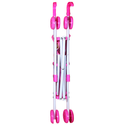 Lissi 10" Baby Doll and Umbrella Stroller Playset - Pink Animal Design