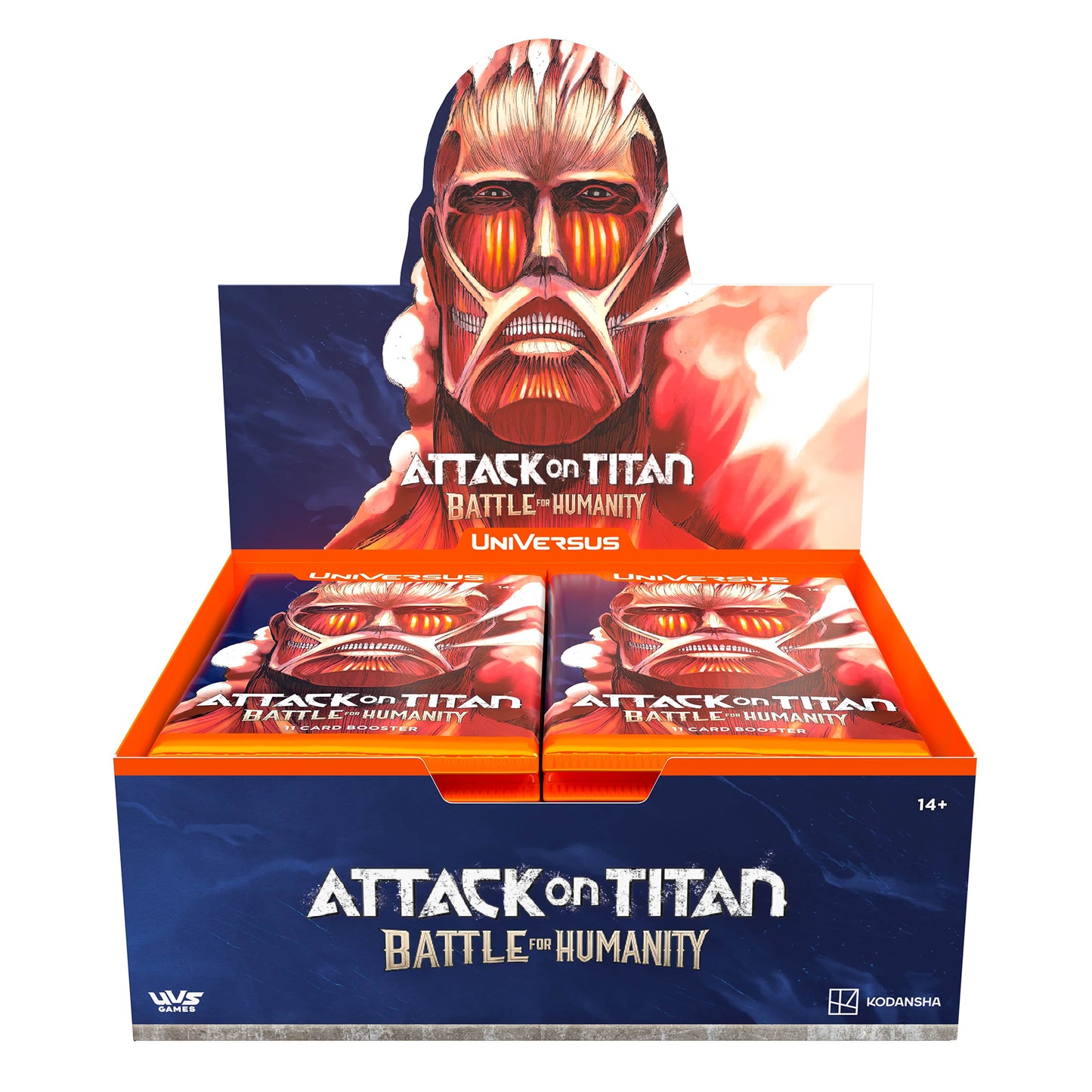 Attack on Titan Battle for Humanity UniVersus Booster Display Box with 24 Card Packs