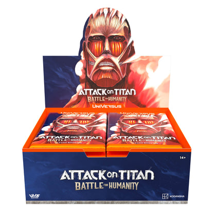 Attack on Titan Battle for Humanity UniVersus Booster Display Box with 24 Card Packs