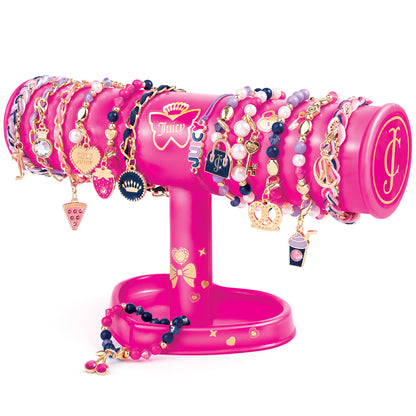 Juicy Couture Dazzle & Display DIY Bracelet Kit - 261pc, Hot Pink