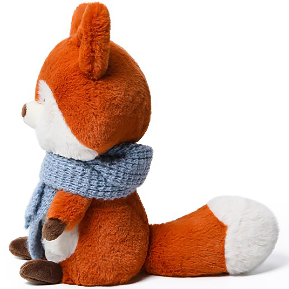 MCHugs Forest Series Mini Scarf Fox 9.8-inch plush toy in orange and white with blue scarf