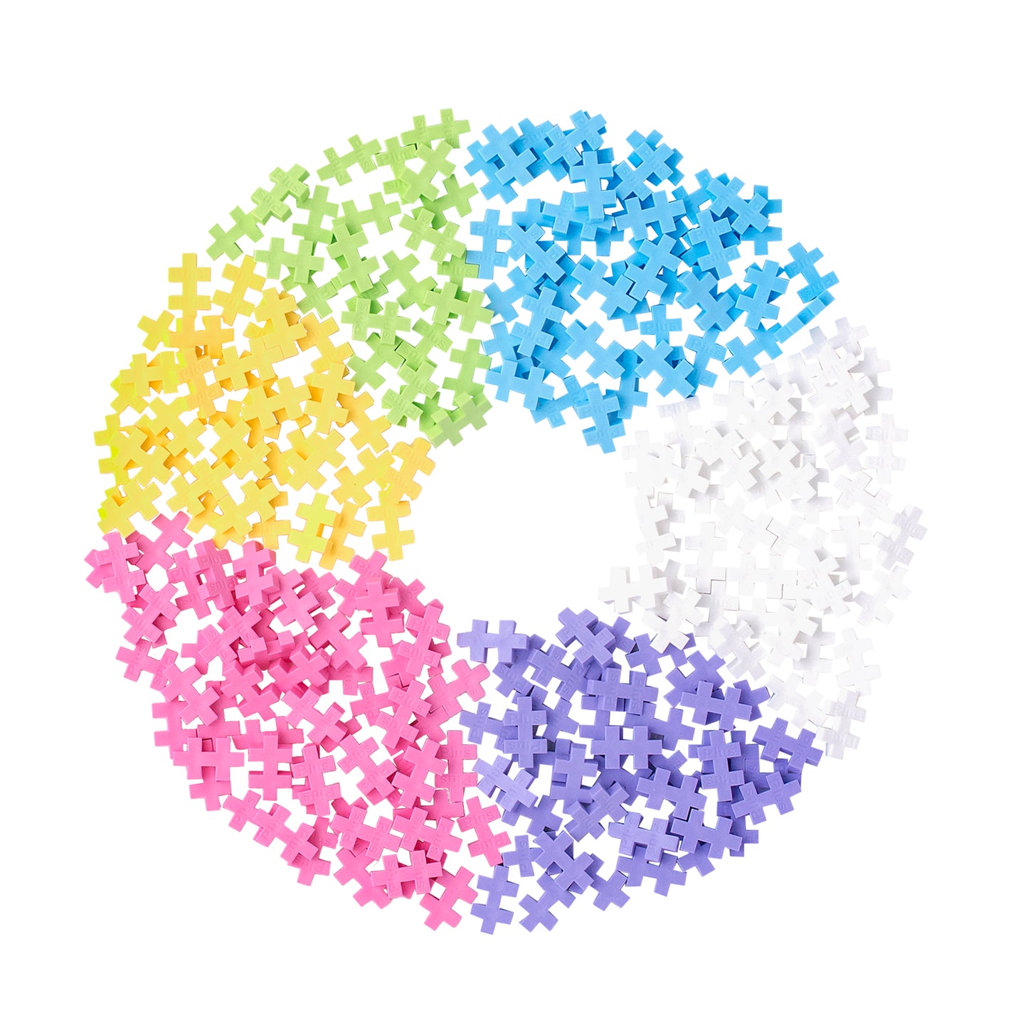 Plus-Plus Pastel 240-Piece Building Set - Creative Open-Ended Play Tube