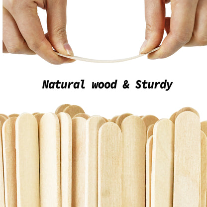 1000 ct natural wood sticks bundled with twine