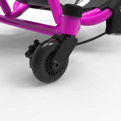 EzyRoller Spinner Ride-On Scooter - Princess Pink - 360° Turns - Kids & Teens