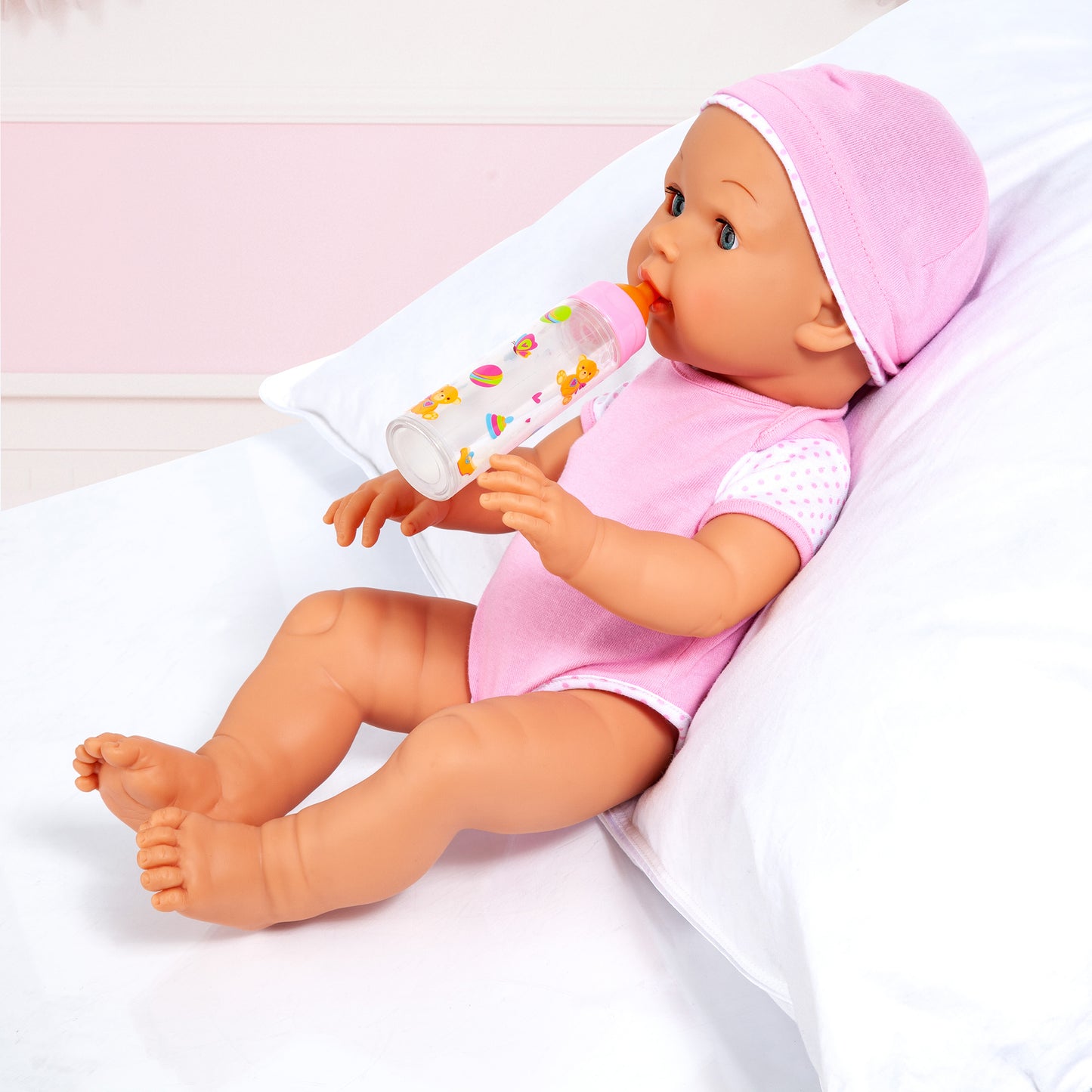 Bayer Design Magic Bottle Set for Dolls, 2-Pack Feeding Accessories, 10mo+