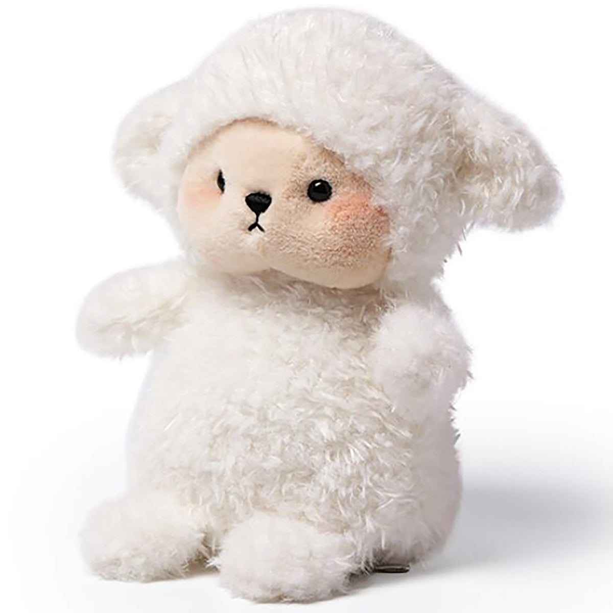 MCHUGS Kindergarten Series Baby Lamb 7-Inch Plush in white with friendly face