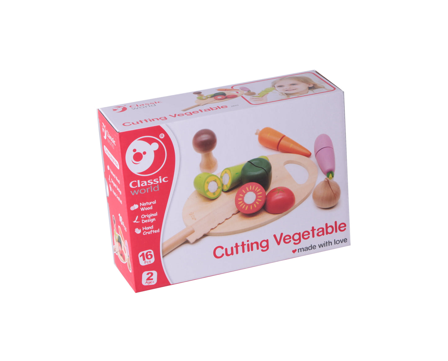 Classic World 9-Piece Vegetable Cutting Playset