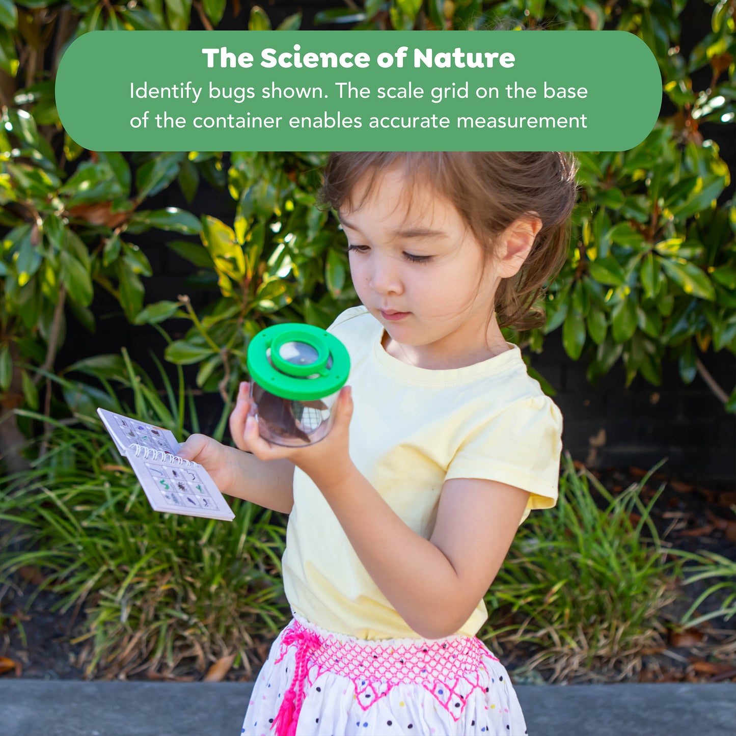 Tiger Tribe Bug Spotter STEM Kit, Insect Collector Box with Magnifying Lid, Ages 4+