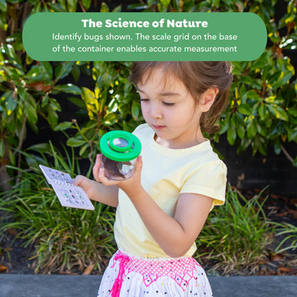 Tiger Tribe Bug Spotter STEM Kit, Insect Collector Box with Magnifying Lid, Ages 4+