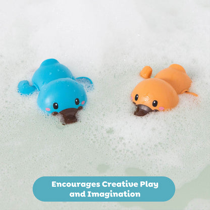 Tiger Tribe Bath Racers Platypuses - Wind-Up Floating Bath Toys