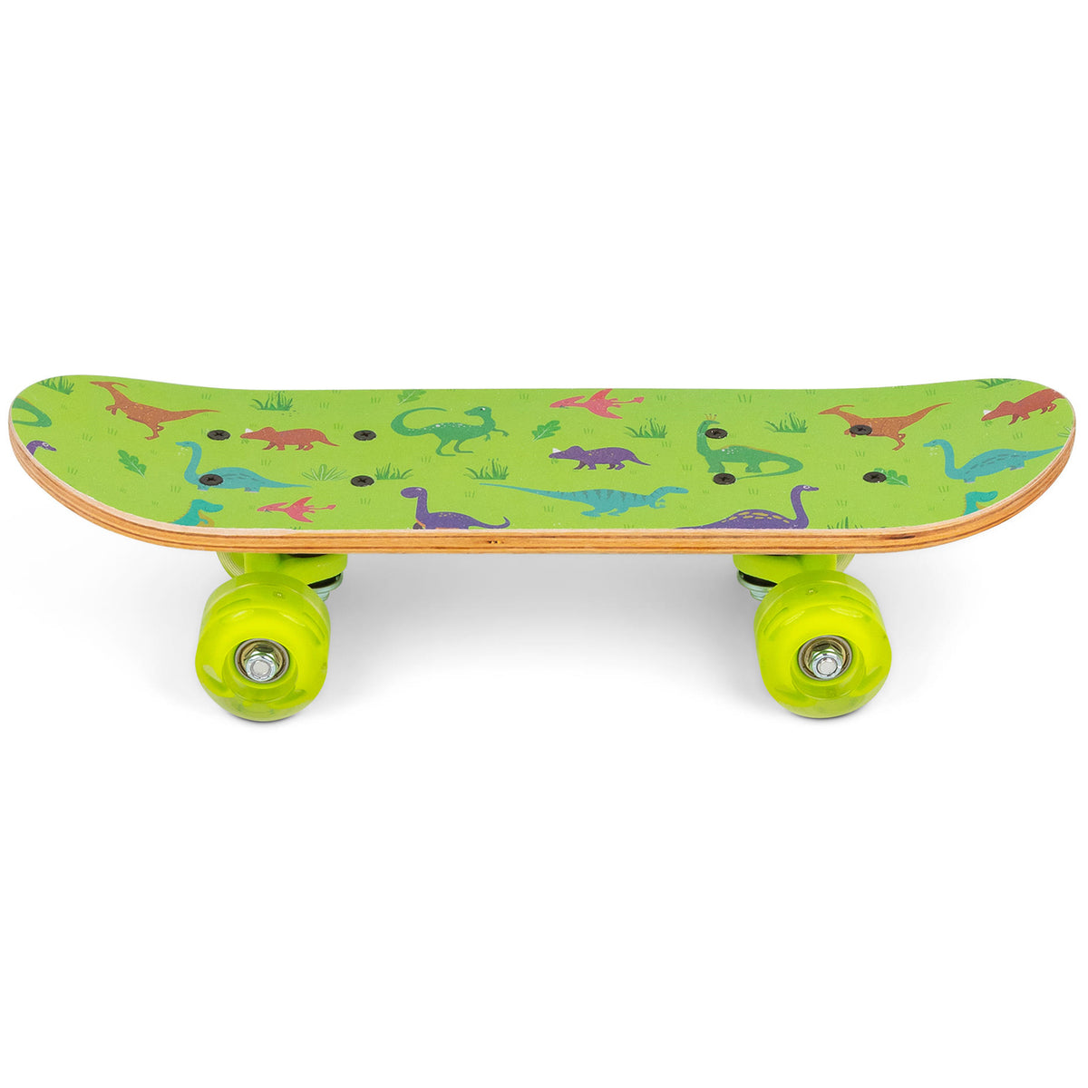 Ozbozz 17" Dinosaur Skateboard - Flashing Wheels & Anti-Slip Grip