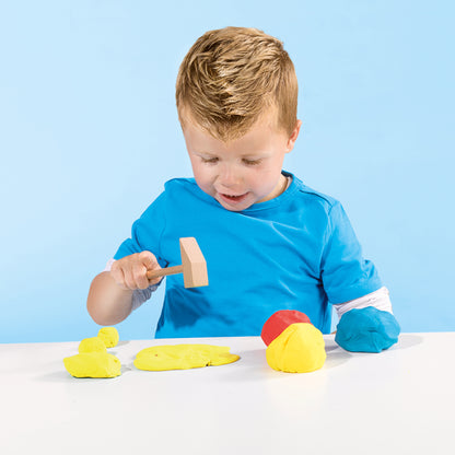 SES Creative My First Dough Set - Red/Blue/Yellow with Wooden Tools