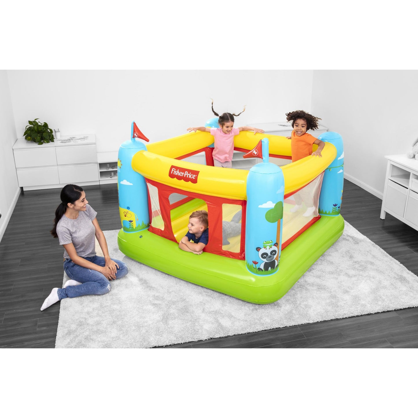 Bestway Fisher-Price Bouncetastic Multicolor Bounce House