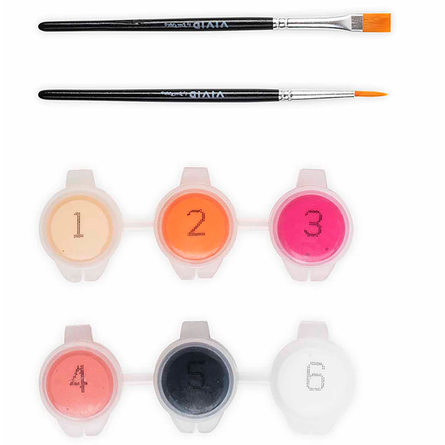 Mini Paint By Number Cowgirl Boot set with brushes and 6 vibrant paint colors