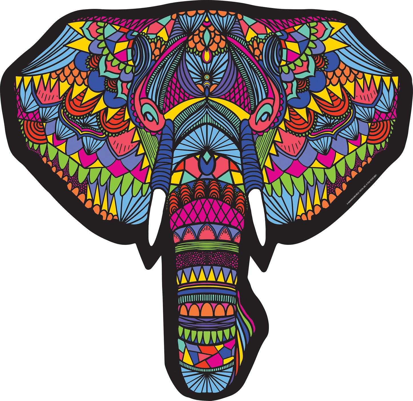 Hidden Shapes Elephant Jigsaw Puzzle - 300 pc