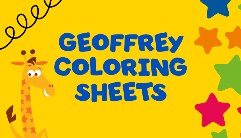Geoffrey Coloring Sheets