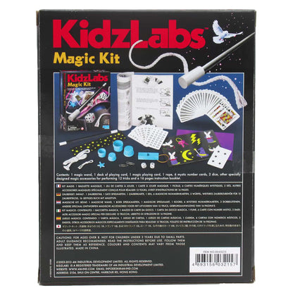 KidzLabs 12-Tricks Magic Kit Set for Aspiring Magicians