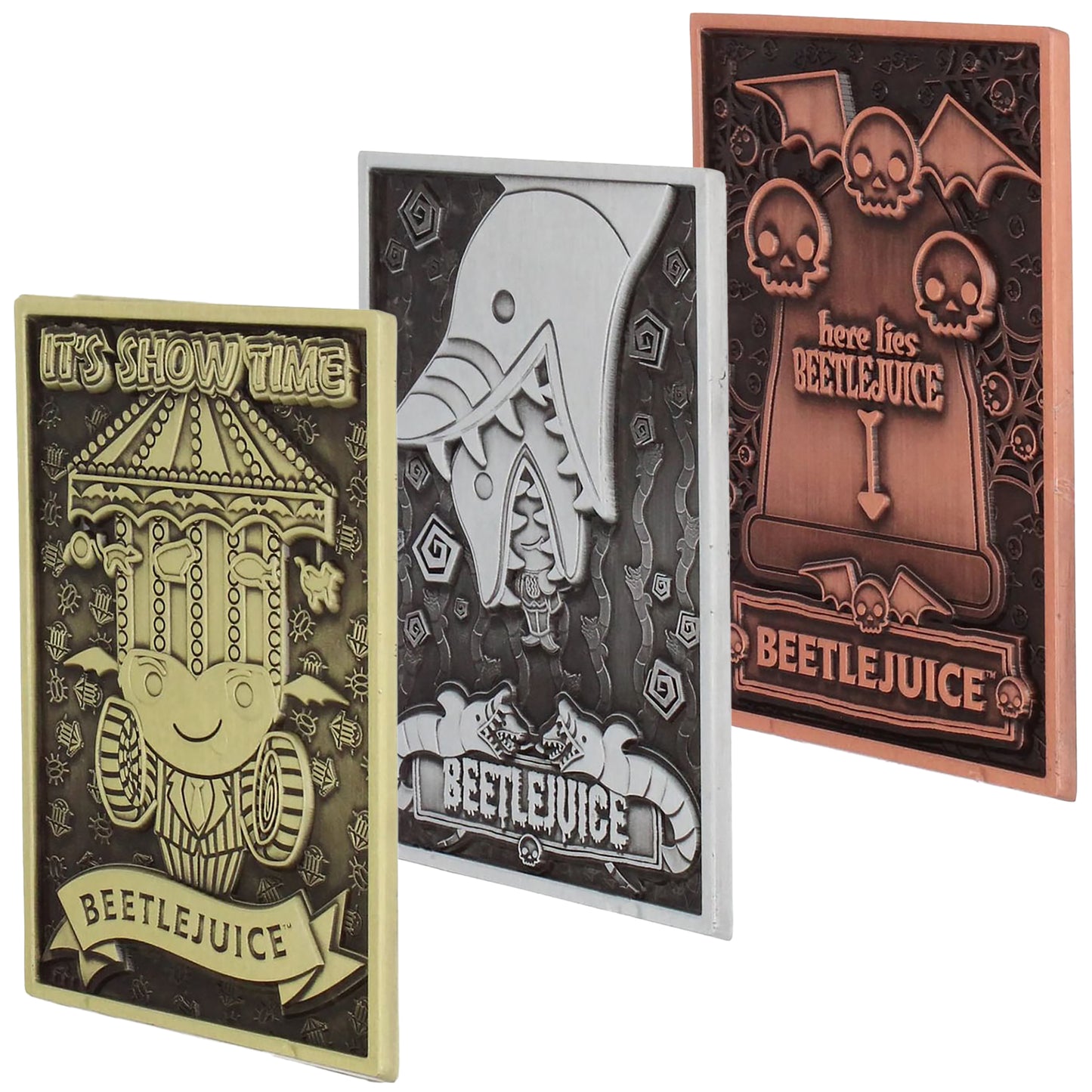 Exquisite Gaming Beetlejuice Digiplate Starter Pack with 3 Metal Cards Phone Stand