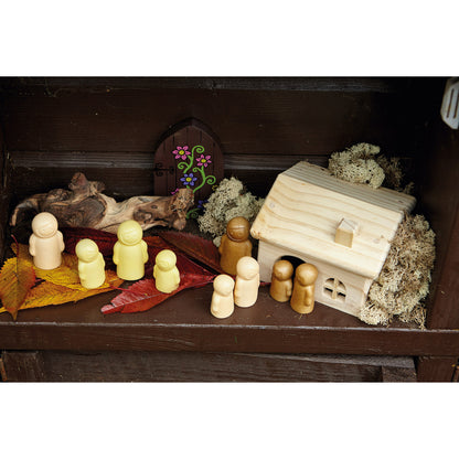 Yellow Door Little People Sensory Play Set ‚Äì 9 Stone Mix Figures