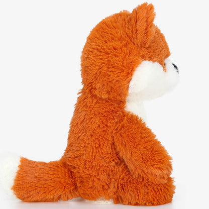 Elma Fox 9.8" plush toy in orange with white face and belly, sitting upright